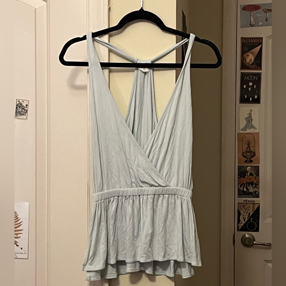 We the Free Light Blue Tank Top